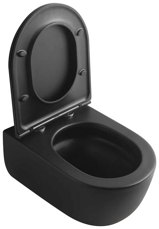Унитаз Veconi Rino VRI-49TB 49.5x36x34см черный
