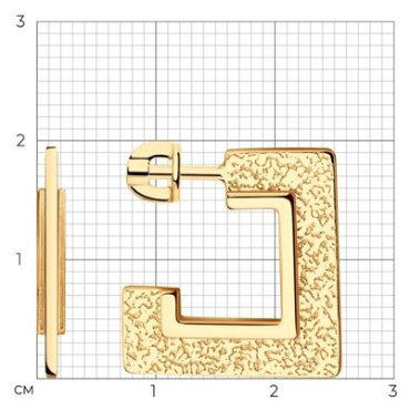 Серьги Diamant 93-122-01904-1 вес 5.08 г серебро, без вставок купить,20571