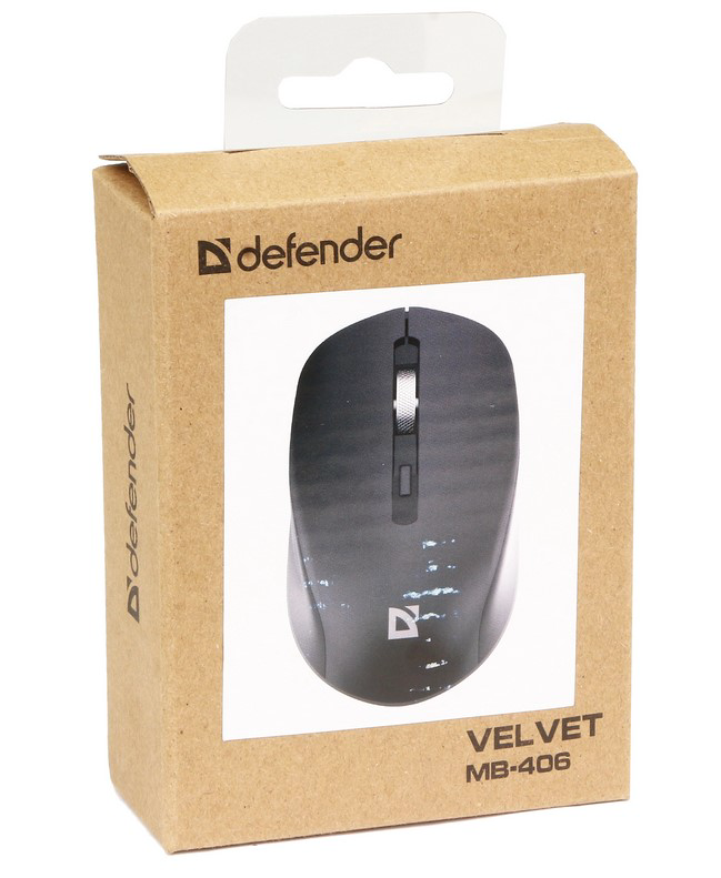 Мышь Defender Velvet MB-406 Black