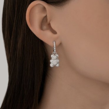 Серьги SOKOLOV 94027103 вес 4.76 г серебро, фианит купить,23988