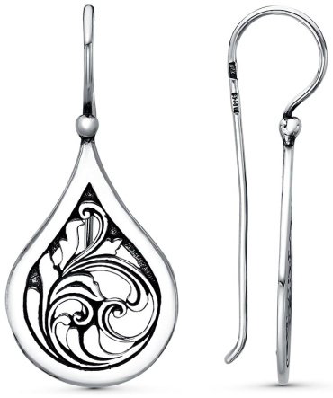 Серьги Красная пресня 33013824 вес 5.3 г серебро, без вставок купить,20084