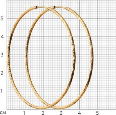 Конго Diamant 93-124-01889-1 вес 4.28 г серебро, без вставок купить,17413