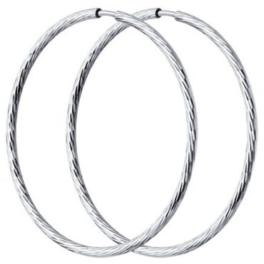 Серьги Diamant 94-124-01869-1 вес 2.66 г серебро, без вставок купить,18880