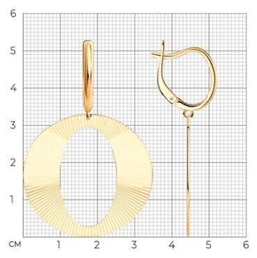 Серьги Diamant 93-121-01616-1 вес 5.87 г серебро, без вставок купить,27105