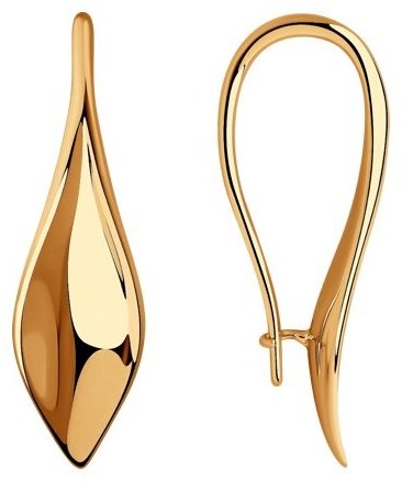 Серьги Diamant 93-120-00845-1 вес 2.18 г серебро, без вставок купить,16146