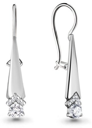 AQUAMARINE 46813А.5 серебро с фианитом купить,18699