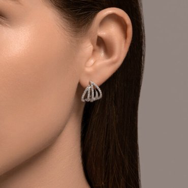 Серьги SOKOLOV 94026660 вес 5.21 г серебро, фианит купить,22945