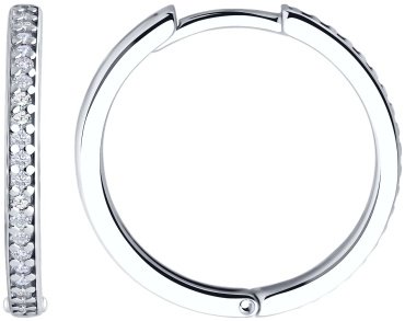 Конго SOKOLOV 94026681_2,89 вес 2.89 г серебро, фианит купить,16898