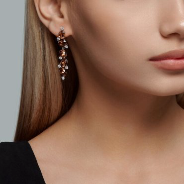 Серьги SOKOLOV 94026173 вес 7.49 г серебро, кристалл, фианит купить,30765