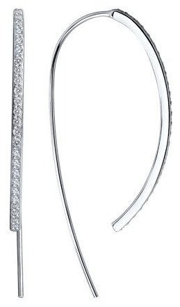 Серьги SOKOLOV 94025207 вес 3.02 г серебро, фианит купить,19911