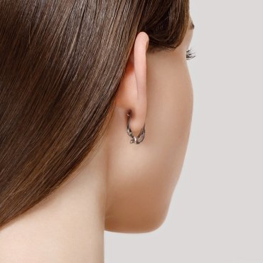 Серьги SOKOLOV 94022220 вес 2.71 г серебро, фианит купить,16659