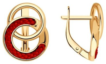 Серьги Diamant 93-120-01882-3 вес 4.38 г серебро, без вставок купить,13595