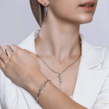 Серьги SOKOLOV 94021399 вес 4.31 г серебро, фианит купить,26999