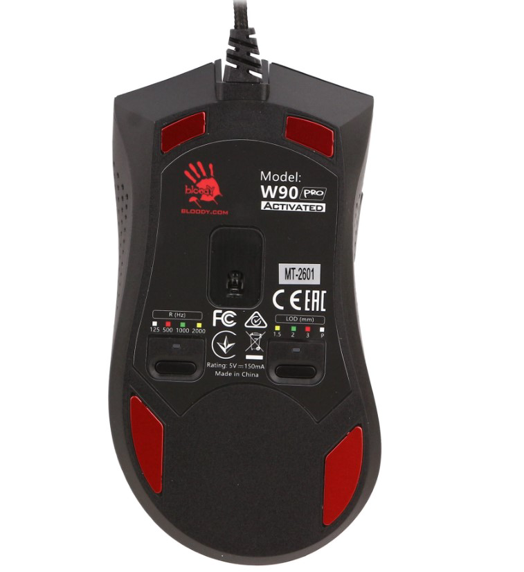 Мышь A4Tech Bloody W90 Pro Activated Stone Black