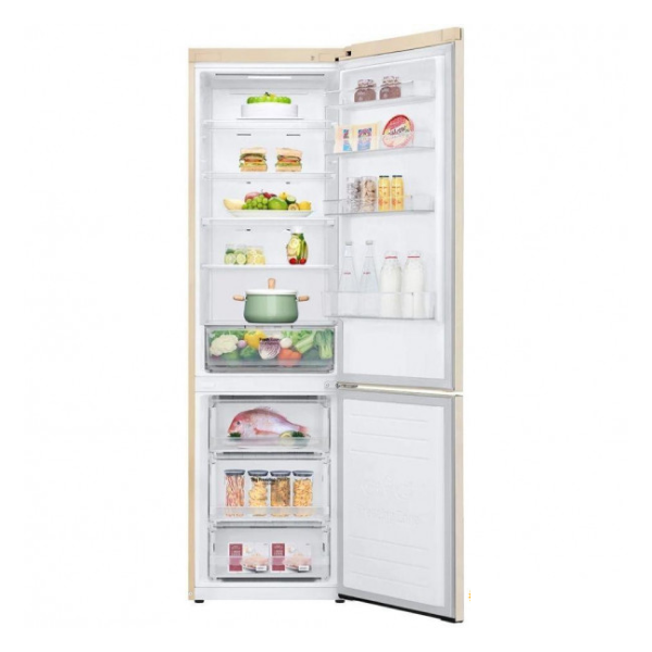 Холодильник LG GC-B509SESM бежевый купить,NaN