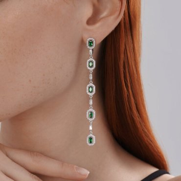 Серьги SOKOLOV 94027048 вес 8.6 г серебро, фианит купить,36870