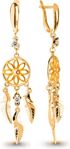 AQUAMARINE 45425А# серебро, фианит купить,69434