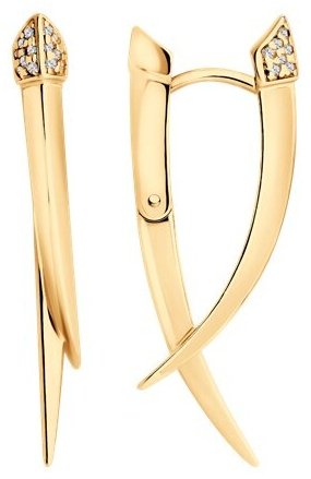Серьги Diamant 93-120-02065-1 вес 7.67 г серебро, фианит купить,NaN