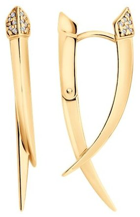 Серьги Diamant 93-120-02065-1 вес 7.67 г серебро, фианит купить,NaN
