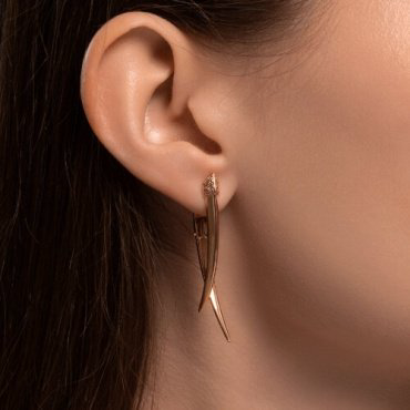 Серьги Diamant 93-120-02065-1 вес 7.67 г серебро, фианит купить,NaN