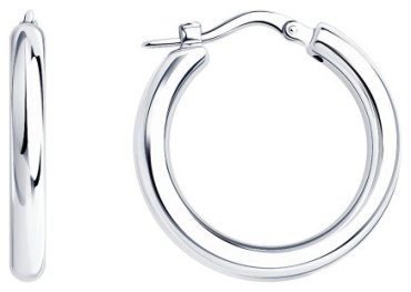Серьги SOKOLOV 94024444 вес 3.81 г серебро, без вставок купить,21699