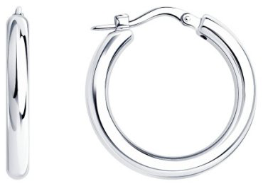 Серьги SOKOLOV 94024444 вес 3.81 г серебро, без вставок купить,21699