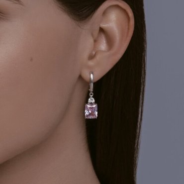 Серьги SOKOLOV 94026762_s вес 4.86 г серебро, фианит купить,NaN