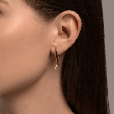 Серьги Diamant 93-120-01848-1 вес 3.42 г серебро, фианит купить,NaN