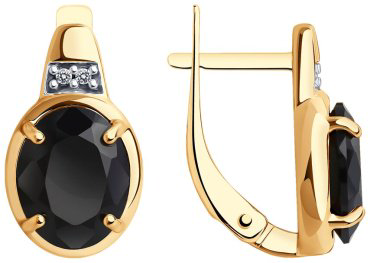 Серьги Diamant 93-320-01954-1 вес 3.08 г серебро, фианит купить,NaN
