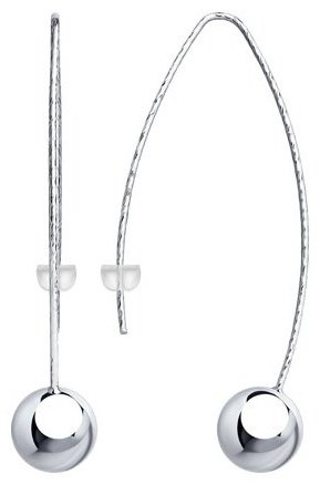 Серьги SOKOLOV 94024858 вес 5.95 г серебро, без вставок купить,43092