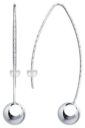 Серьги SOKOLOV 94024858 вес 5.95 г серебро, без вставок купить,43092