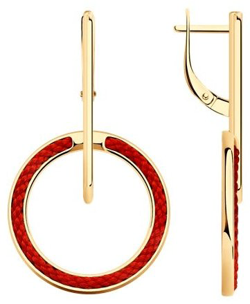 Серьги Diamant 93-120-01879-3 вес 7.2 г серебро, без вставок купить,25476