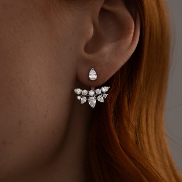 Серьги SOKOLOV 94021936 вес 3.97 г серебро, фианит купить,NaN