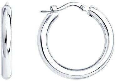 Серьги SOKOLOV 94024444 вес 3.8 г серебро, без вставок купить,NaN