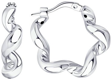 Серьги SOKOLOV 94024846 вес 2.41 г серебро, без вставок купить,15558