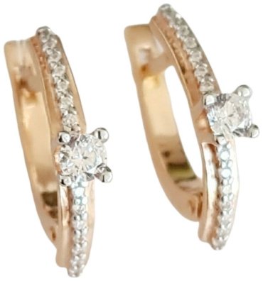 Серьги AQUAMARINE 44110а.6 вес 2.35 г серебро, фианит купить,NaN