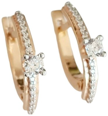 Серьги AQUAMARINE 44110а.6 вес 2.35 г серебро, фианит купить,NaN