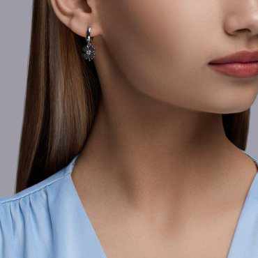Серьги SOKOLOV 94025969 вес 3.31 г серебро, фианит - ForteMarket Серьги SOKOLOV 94025969 вес 3.31 г серебро, фианит купить,17667