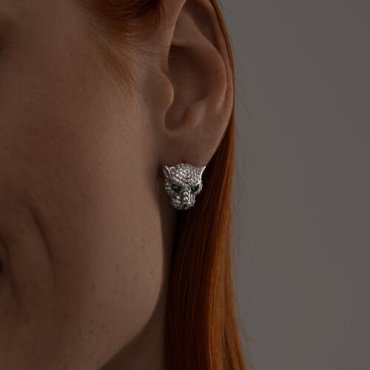 Серьги SOKOLOV 94025897 вес 5.23 г серебро, фианит купить,32400