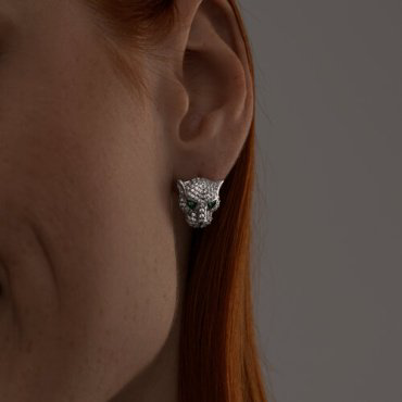 Серьги SOKOLOV 94025897 вес 5.23 г серебро, фианит купить,32400