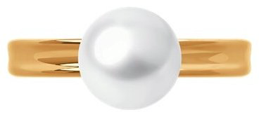 Кольцо Diamant 51-310-01907-1 размер 17 вес 1.9 г золото, жемчуг купить,146641