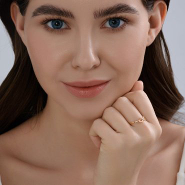 Кольцо Diamant 51-210-02870-1_155 размер 15.5 вес 0.913 г золото, бриллиант купить,112434
