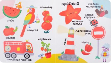 Книга Мои первые 100 слов с окошками. Цвета купить,NaN