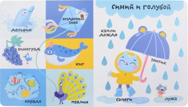 Книга Мои первые 100 слов с окошками. Цвета купить,NaN