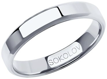 Кольцо SOKOLOV 112096-01_19 размер 19 вес 2.66 г золото, без вставок купить,173692
