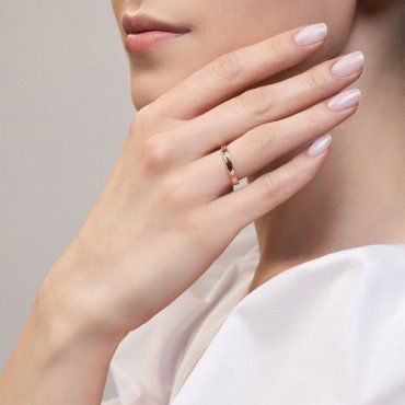 Кольцо SOKOLOV Diamonds 1111294-01 размер 17.5 вес 1.55 г золото, бриллиант купить,189590