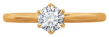 Кольцо Diamant 51-210-02375-1_175 размер 17.5 вес 1.73 г золото, рубин купить,490000