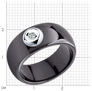 Кольцо SOKOLOV Diamonds 6015011 размер 18 вес 0.52 г золото, бриллиант купить,103301