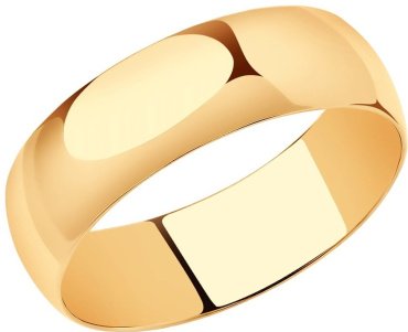 Кольцо SOKOLOV 110029 размер 16.5 вес 2.43 г золото, без вставок купить,252900