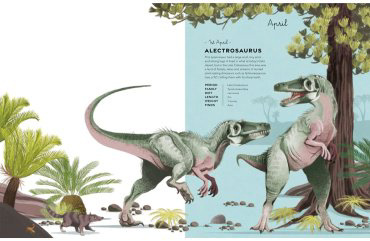 Книга A Dinosaur a Day купить,NaN